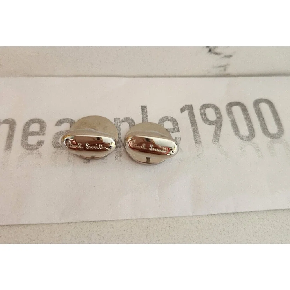 New Paul Smith Metal CUFFLINKS No Selfies